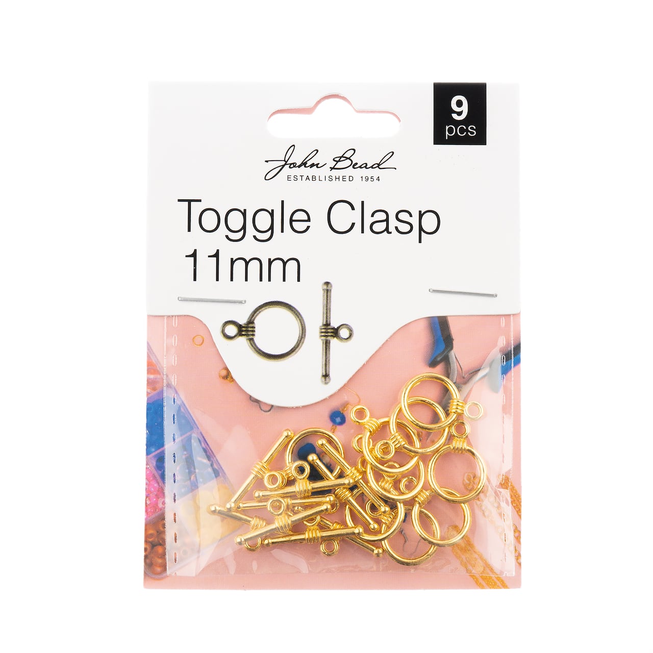 John Bead Must Have Findings 11mm Toggle Clasps